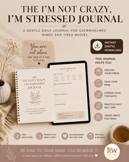 I’m Not Crazy, I’m Stressed — A Gentle Daily Stress Journal