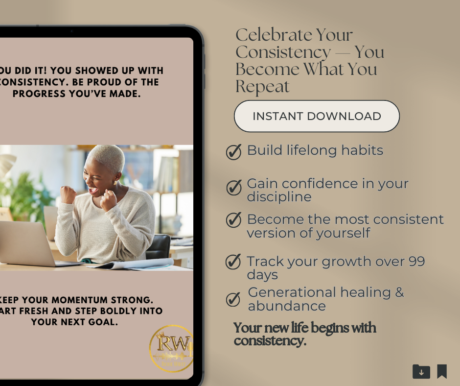 369 Guided Consistency Manifesting Journal for Black Wealth