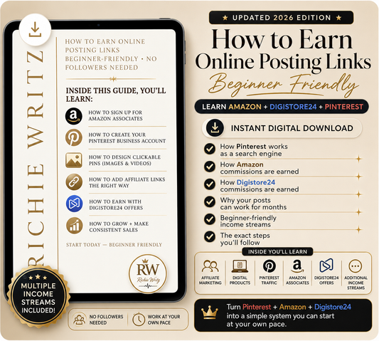 How to Earn Online Posting Links Bundle (No Face, No Followers)