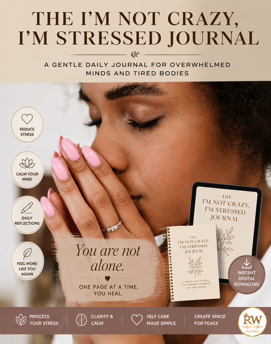 I’m Not Crazy, I’m Stressed — A Gentle Daily Stress Journal