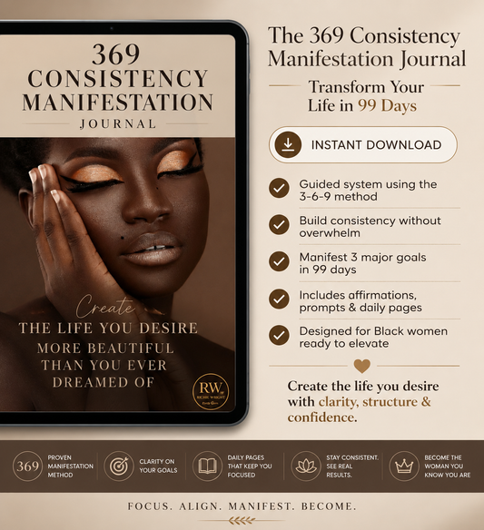 369 Guided Consistency Manifesting Journal for Wealth